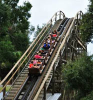 Legoland Florida's Wooden Coaster